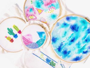 modern embroidery workshop online